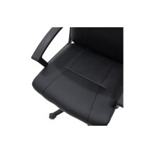 Silla de Trabajo de Oficina en Color Negro - 95/85x61x58 cm, Diseño Ergonómico con Reposabrazos para Mayor Comodidad.